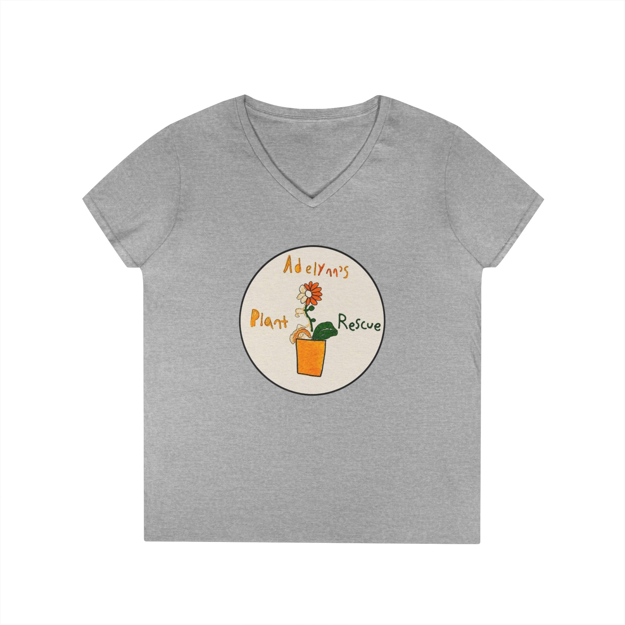 Logo Ladies' V-Neck Tee