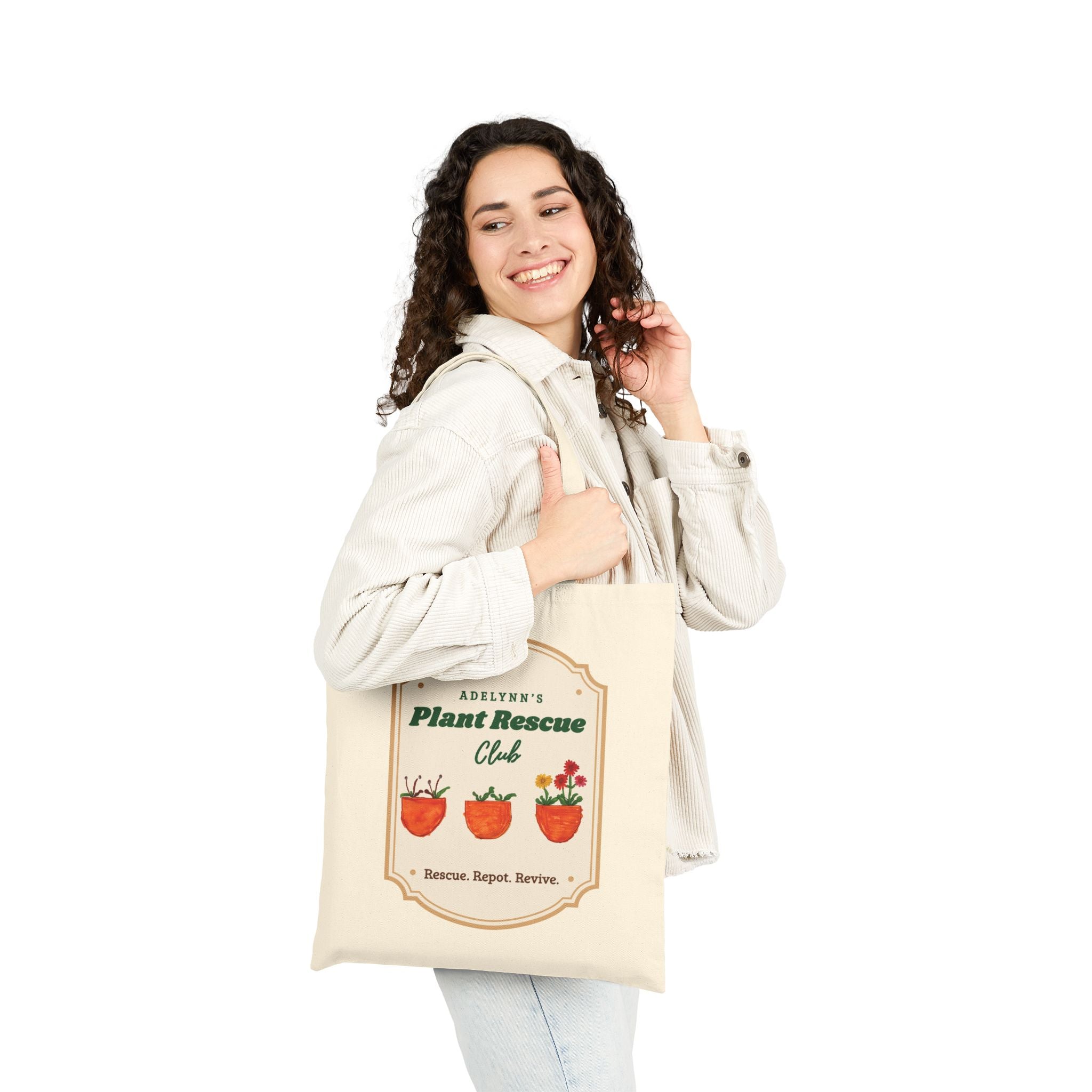 Plant Rescue Club Canvas Tote Bag