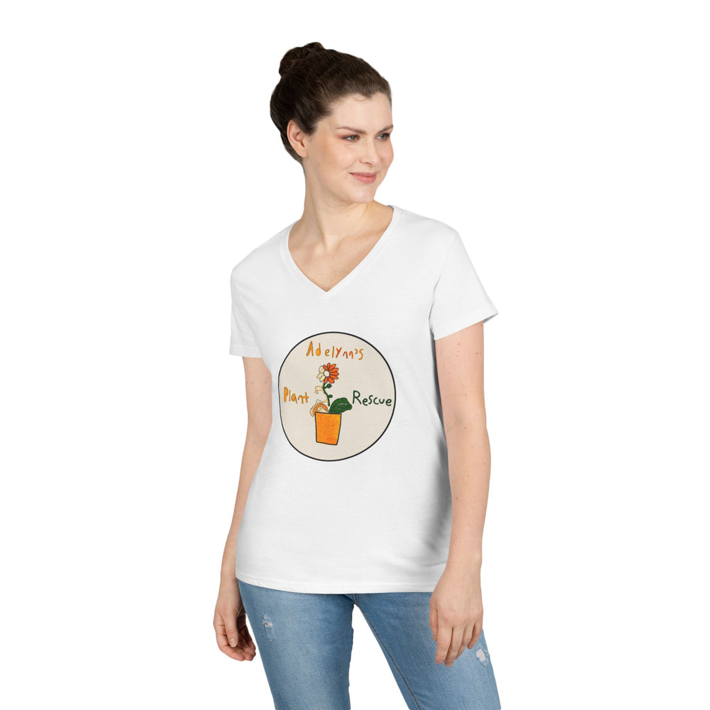 Logo Ladies' V-Neck Tee