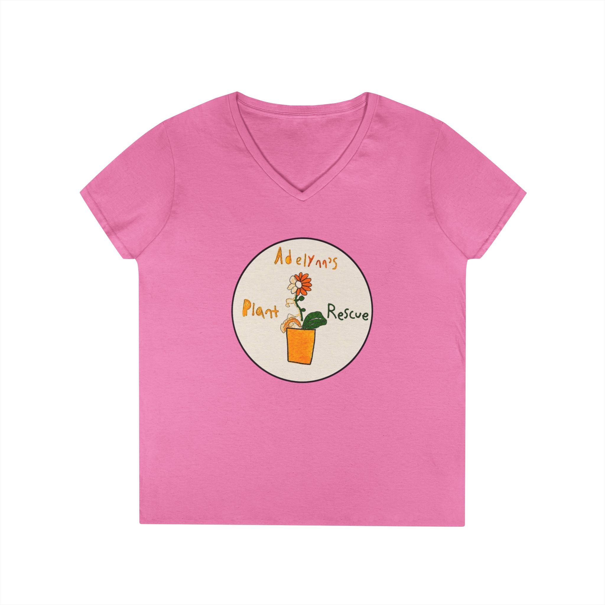 Logo Ladies' V-Neck Tee